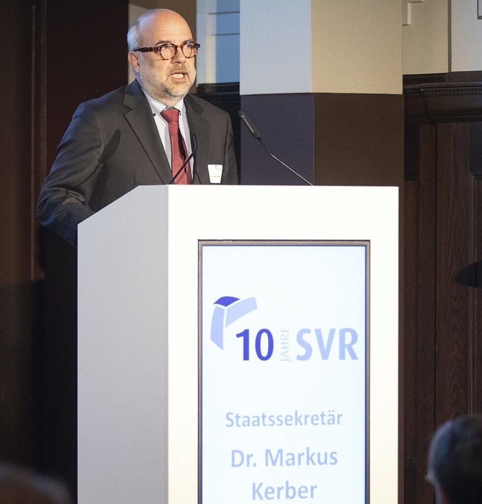 Staatssekretär Dr. Markus Kerber bei seinem Grußwort
